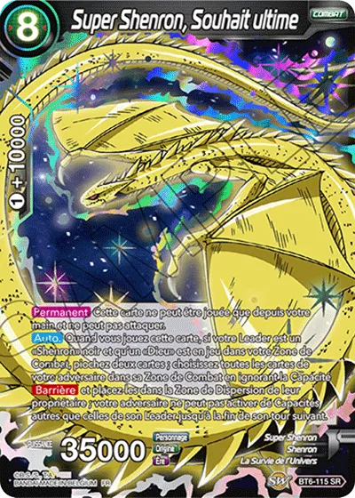 Super Shenron, Souhait ultime